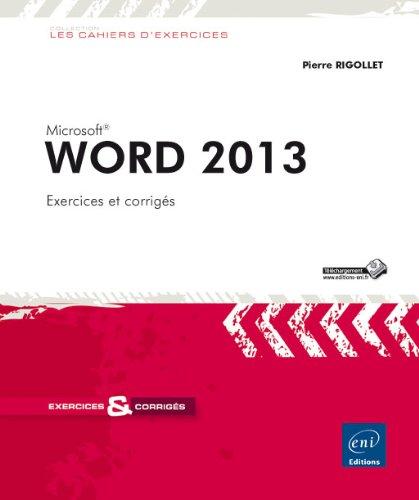 Word 2013 : exercices & corrigés