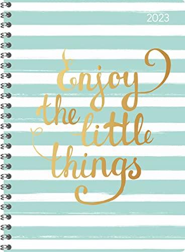 Ladytimer Ringbuch Little Things 2023 - Taschen-Kalender A5 (15x21 cm) - Schüler-Kalender - Weekly - Ringbindung - 128 Seiten - Alpha Edition