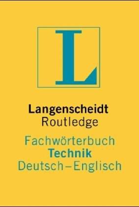 Langenscheidts Fachwörterbuch, Fachwörterbuch Technik, Deutsch-Englisch