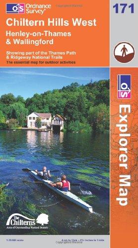 Chiltern Hills West, Henley-on-Thames and Wallingford (OS Explorer Map)