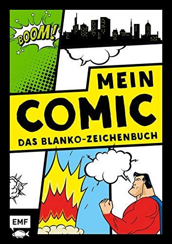 Mein Comic – Das Blanko-Zeichenbuch: Mit Rastern und Sprechblasen zum Selbstausfüllen, kompakten Grundlagen und den besten Zeichentipps