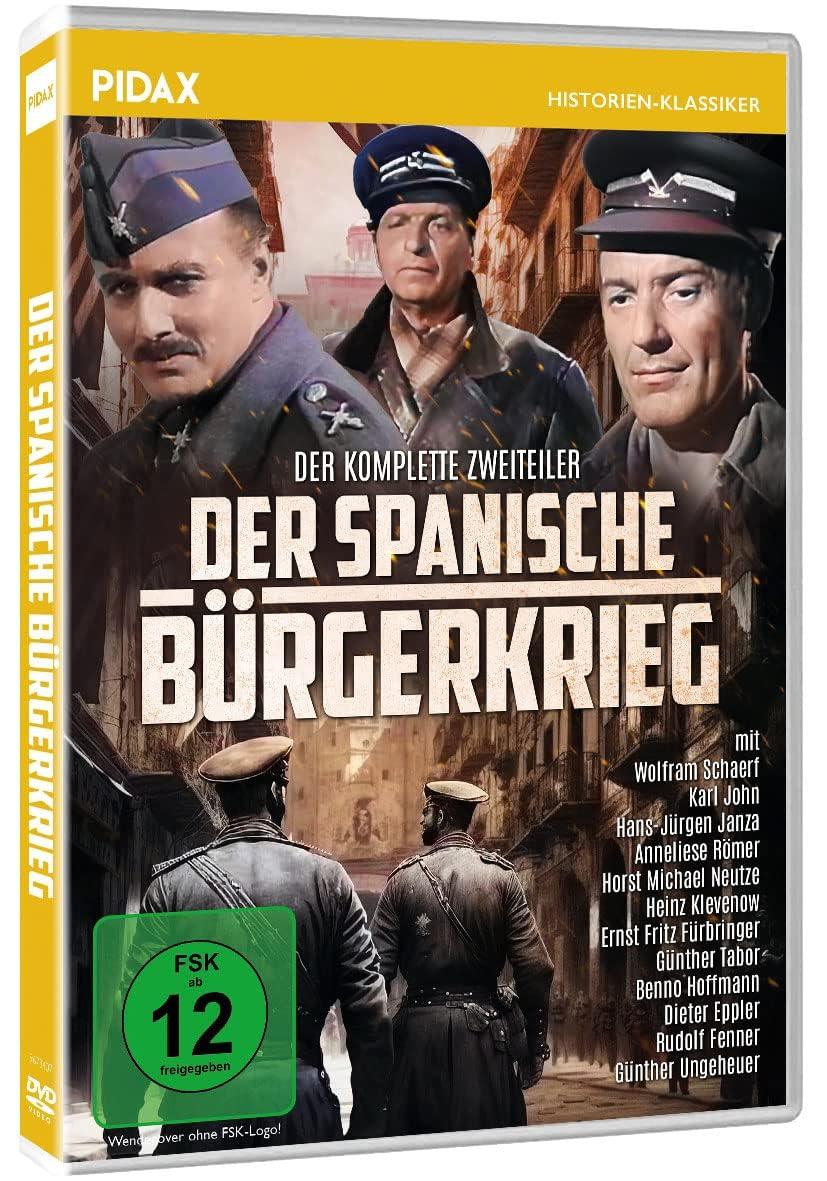 Der spanische Bürgerkrieg / Der komplette Zweiteiler mit Starbesetzung / Kriegs Doku über Politische Intrigen und historische Wendepunkte 1936 (Pidax Historien-Klassiker)