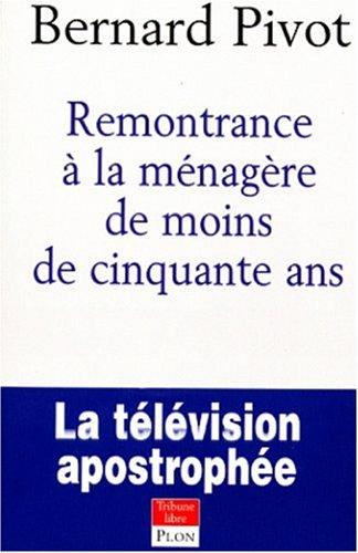 Remontrance à la ménagère de moins de cinquante ans