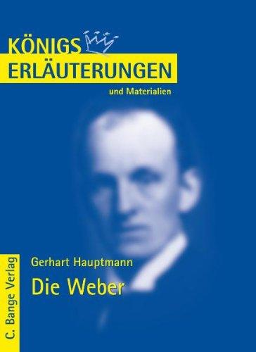 Königs Erläuterungen und Materialien, Bd.189, Die Weber