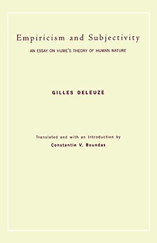 Empiricism and Subjectivity: An Essay on Hume's Theory of Human Nature (European Perspectives: A Series in Social Thought & Cultural Criticism (Paperback))