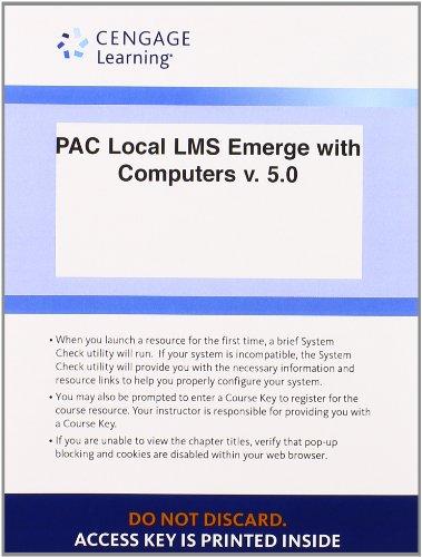 Local Learning Management System Printed Access Card for Baldauf's Emerge With Computers V. 5.0