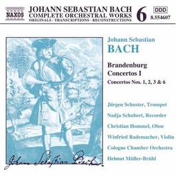 Orchesterwerke Vol. 6 (Brandenburgische Konzerte Vol. 1)