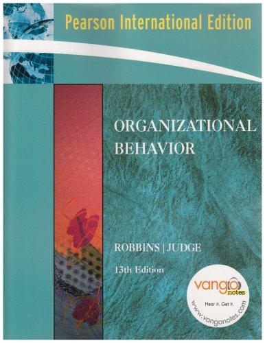 Organizational Behavior