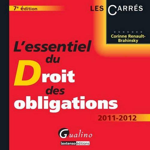 L'essentiel du droit des obligations 2011-2012