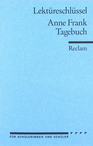 Lektüreschlüssel zu Anne Frank: Tagebuch