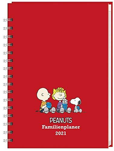 Peanuts Familienplaner Buch A5 Kalender 2021