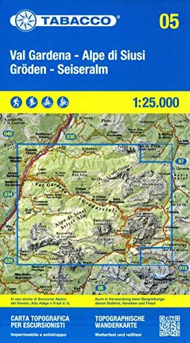 Val Gardena- Alpe di Siusi- Gröden - Seiseralm 1:25 000