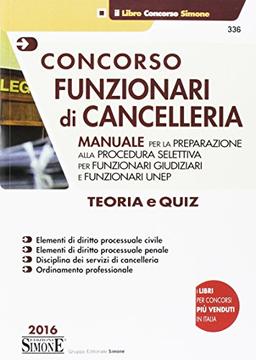 Concorso Funzionari di Cancelleria - Teoria e Quiz