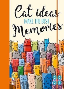 Cat ideas make the best memories 2021: Buch- und Terminkalender (Taschenkalender)