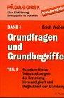 Pädagogik - Eine Einführung - Neuausgabe: Pädagogik, 3 Bde. in 5 Tl.-Bdn., Bd.1/2, Grundfragen und Grundbegriffe