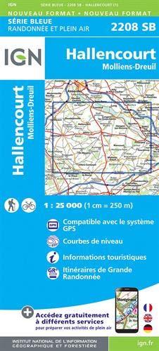 Hallencourt.Molliens-Dreuil 1:25 000