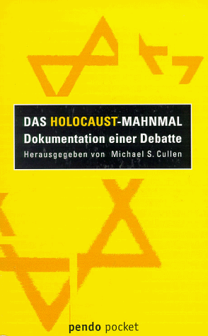 pendo pocket, Bd.19, Das Holocaust-Mahnmal. Dokumentation einer Debatte.