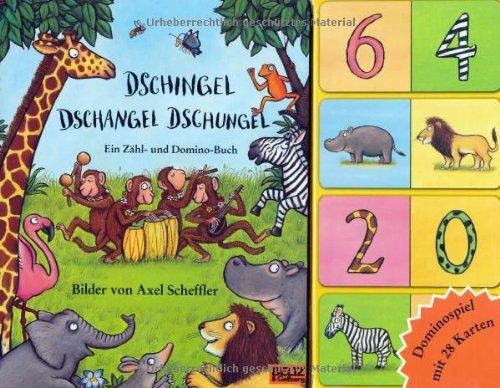 Dschingel Dschangel Dschungel: Ein Zähl- und Domino-Buch