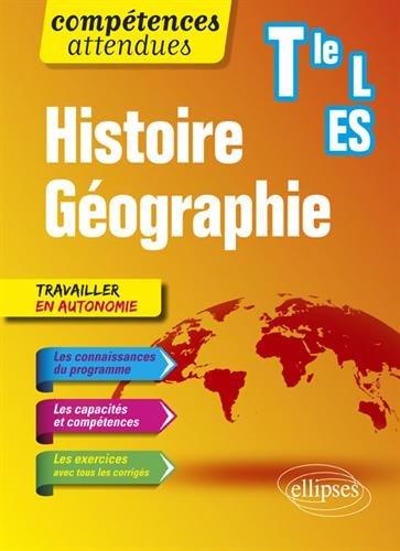 Histoire géographie terminale L, ES