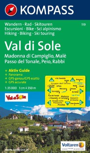 Val di Sole 1 : 35 000: Wanderkarte mit Kurzführer und Rad- Skirouten. GPS-genau. Mit Panorama