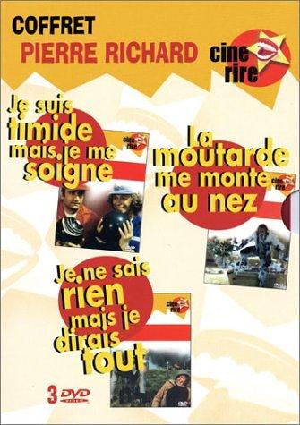 Coffret Pierre Richard 3 DVD : Je suis timide mais je me soigne / La moutarde me monte au nez / Je sais rien mais je dirai tout [FR Import]