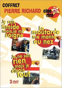 Coffret Pierre Richard 3 DVD : Je suis timide mais je me soigne / La moutarde me monte au nez / Je sais rien mais je dirai tout [FR Import]