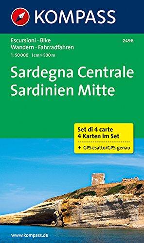 Sardegna Centrale - Sardinien Mitte: Wanderkarten-Set. GPS-genau. 1:50000