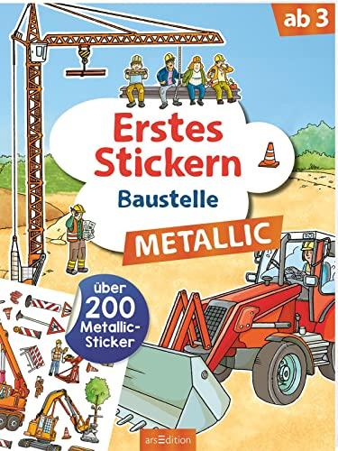 Erstes Stickern Metallic - Baustelle: Über 200 Metallic-Sticker