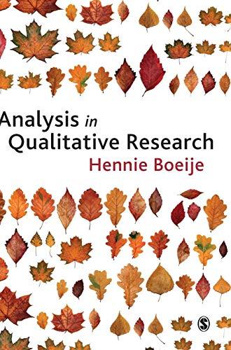 Analysis in Qualitative Research