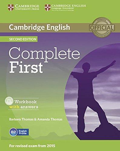 Complete First - Second Edition: Complete First: Workbook with answers with Audio CD