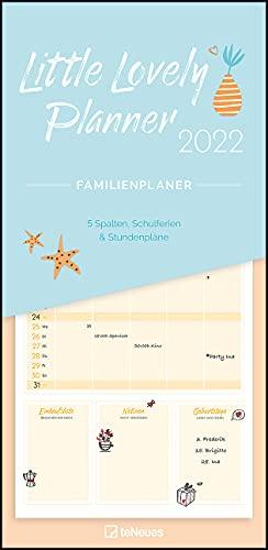 Little Lovely Planner 2022 Familienplaner - Familien-Timer - Termin-Planer - Kinder-Kalender - Familien-Kalender - 22x45