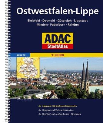 ADAC StadtAtlas Ostwestfalen-Lippe mit Bielefeld, Detmold, Gütersloh, Lippstadt,: Minden, Paderborn, Rahden 1:20 000