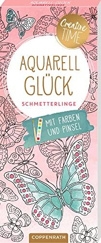 Aquarell-Glück: Schmetterlinge