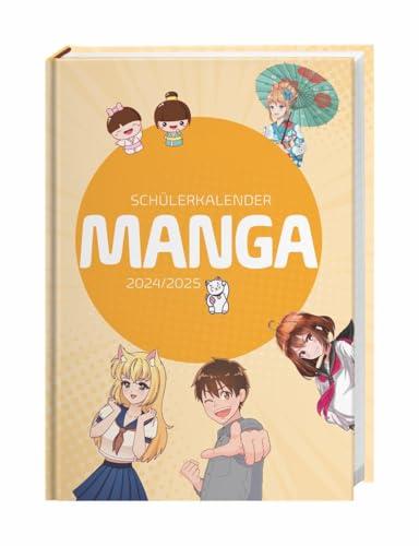 Manga Schülerkalender A5 2024/2025: 17 Monate ab August 2024. Der praktische Terminplaner im Anime-Stil für das Schuljahr 2024/25. Modern ... Format 15,2 x 21,5 cm (Kalenderbücher Heye)