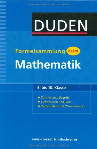 Duden Formelsammlung extra. Mathematik