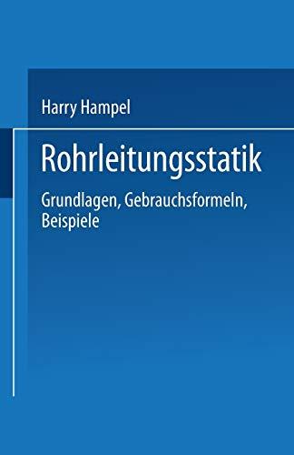 Rohrleitungsstatik: Grundlagen · Gebrauchsformeln Beispiele