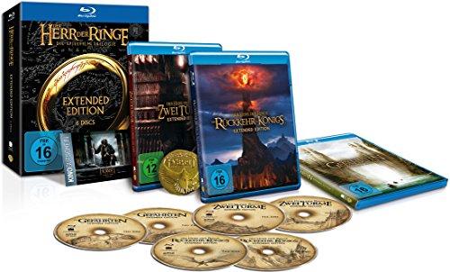 Der Herr der Ringe - Die Spielfilm Trilogie (Extended Edition) inkl. Kinogutschein für Hobbit 3 und Sammlermünze (exklusiv bei Amazon.de) [Blu-ray] [Limited Edition]