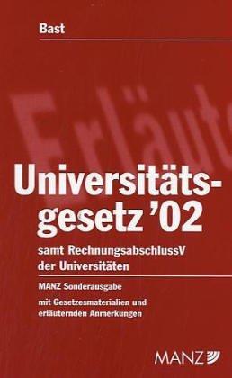 Universitätsgesetz 2002