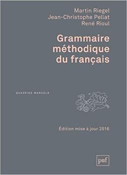 Grammaire méthodique du français