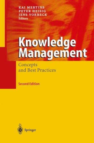 Knowledge Management: Concepts and Best Practices