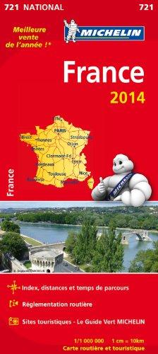 Carte France 2014 Michelin - Meilleure vente