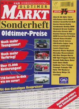 Sonderheft: Oldtimer Markt 2004 Nr. 33 Interieur selbst restaurieren Zeitschrift