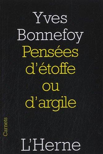 Pensées d'étoffe ou d'argile