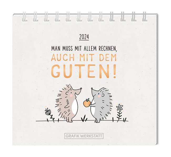 Mini-Kalender 2024 Man muss mit allem rechnen: Mini-Kalender