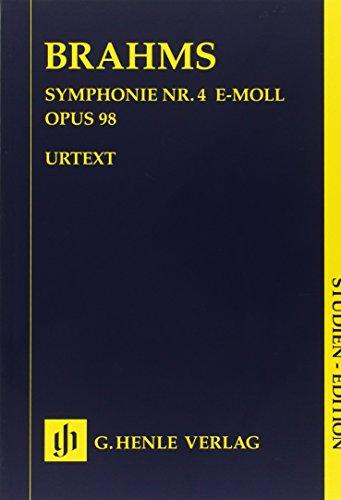 Symphonie Nr. 4 e-moll op. 98. Studien-Edition