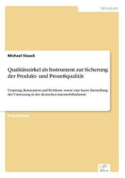 Qualitätszirkel als Instrument zur Sicherung der Produkt- und Prozeßqualität: Ursprung, Konzeption und Probleme sowie eine kurze Darstellung der Umsetzung in der deutschen Automobilindustrie