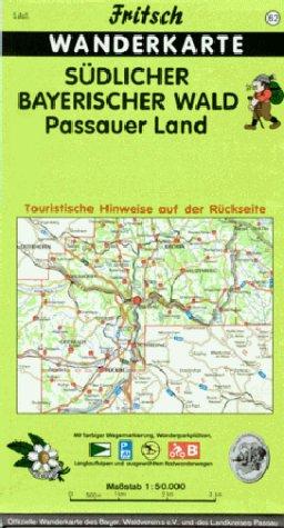 Fritsch Karten, Nr.62, Südlicher Bayerischer Wald, Passauer Land: Mit UTM-Gitternetz (Zone 33) für GPS