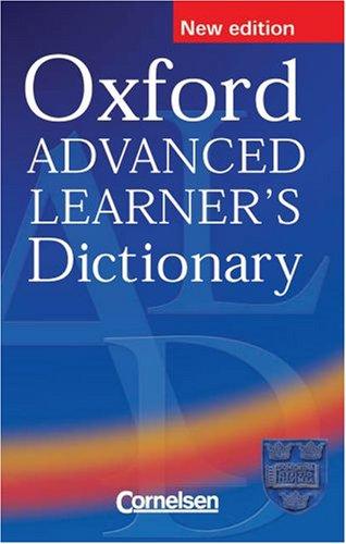 Oxford Advanced Learner´s Dictionary. New edition