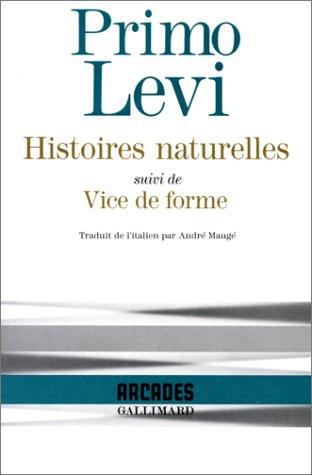 Histoires naturelles. Vice de forme