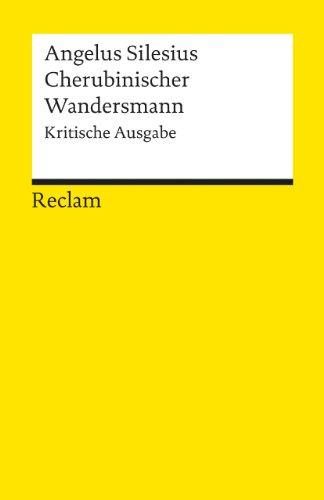 Cherubinischer Wandersmann: Kritische Ausgabe